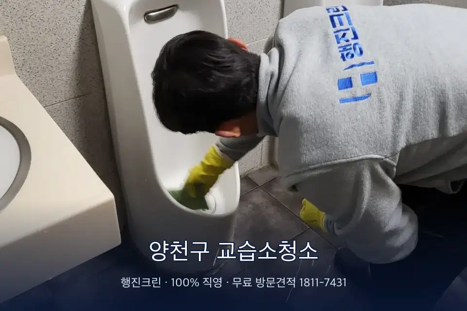 양천구 교습소청소 학원 화장실 세면대 청소
